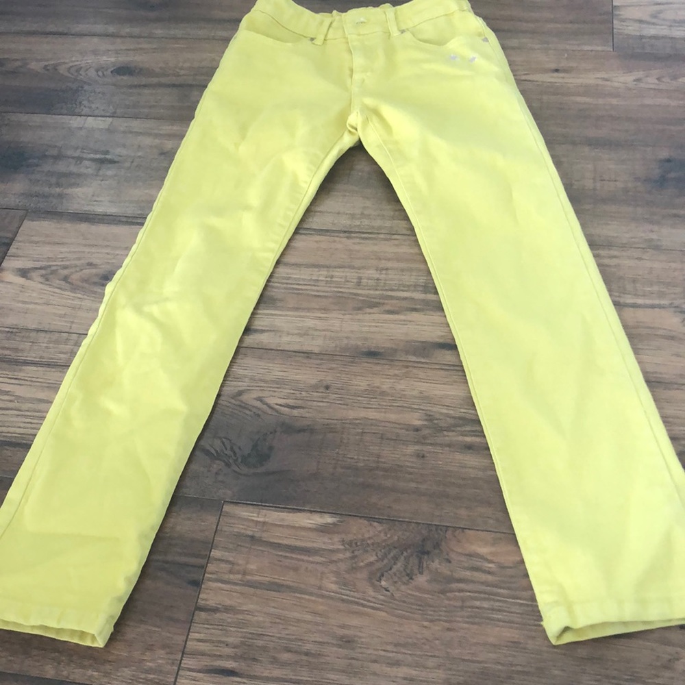 Zara Yellow Denim 7/8!
